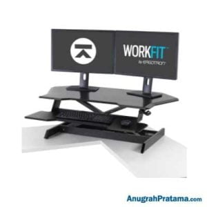 ERGOTRON WorkFit Corner Standing Desk Converter, black [33-468-921]