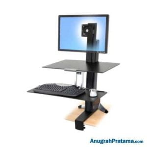 ERGOTRON WorkFit-S, Single HD with Worksurface [33-351-200]
