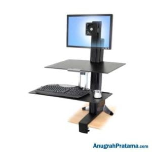 ERGOTRON WorkFit-S, Single LD with Worksurface [33-350-200]