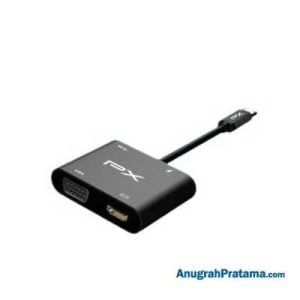PX UCH14B Hub Converter USB Type C 3.1