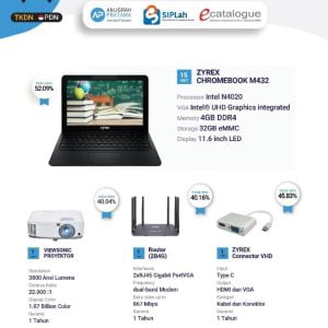 PAKET DAK TIK SMP 2023 - ZYREX CHROMEBOOK M432