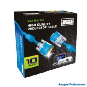 BRITE MM-10F Projector VGA Cable 10 Meter