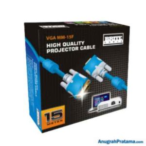 BRITE MM-15F Projector VGA Cable 15 Meter