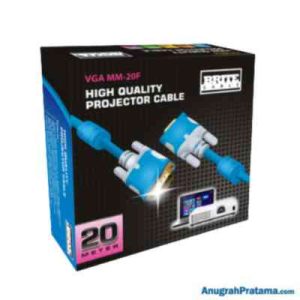 BRITE MM-20F Projector VGA Cable 20 Meter