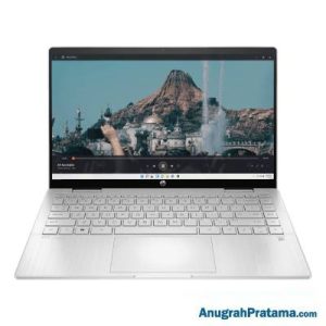 HP Pavilion x360 Convertible 14-ek1006TU (Core i7-1355U, 16GB, 512GB SSD, Win 11, 14 Inch Touch, Silver) Notebook - 7N726PA