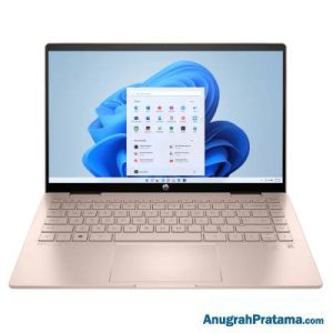 HP Pavilion x360 Convertible 14-ek1068TU (Core i7-1355U, 16GB, 512GB SSD, Win 11, 14 Inch Touch, Rose Gold) Notebook - 88J08PA