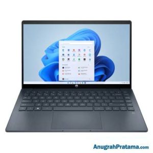 HP Pavilion x360 Convertible 14-ek1070TU (Core i7-1355U, 16GB, 512GB SSD, Win 11, 14 Inch Touch, Space Blue) Notebook - 88J10PA