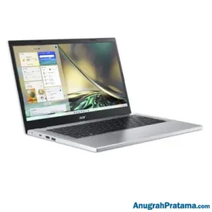ACER Aspire 3 (Ryzen 5-7520U, 8GB, 512GB SSD, Win 11 + OHS, 14 Inch HD, Silver) Laptop - A314-23M-R897