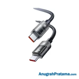 MCDODO CA-2840 Transparent Cable Auto Power OFF C TO C PD100W 1.2M