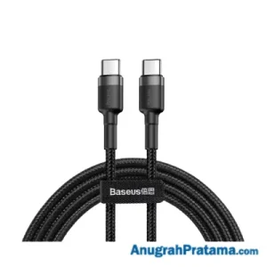BASEUS Cafule Type C to USB C Cable PD2.0 60W Fast Charging 1M - Grey