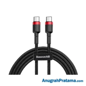 BASEUS Cafule Type C to USB C Cable PD2.0 60W Fast Charging 1M - Red
