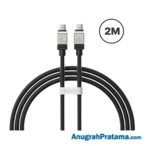 BASEUS Coolplay USB Charger Type C to Type C Fast Charging Cable 100W 2M - Black