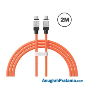 BASEUS Coolplay USB Charger Type C to Type C Fast Charging Cable 100W 2M - Orange