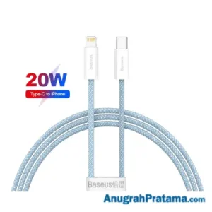 BASEUS Dynamic USB Charger Type C to Lightning Cable Fast Charging PD 20W 1M - Blue