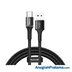 BASEUS LED Halo USB Charger Type C Fast Charging 1M - Black