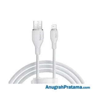 BASEUS Pudding USB Charger to Lightning Cable Fast Charging 1M - White