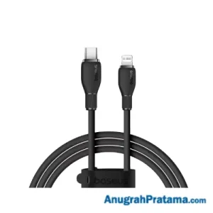 BASEUS Pudding USB Type C to Lightning Cable Fast Charging 1M - Black