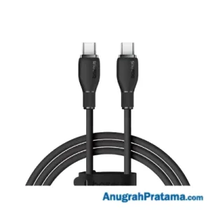 BASEUS Pudding USB Type C to Type C Cable Fast Charging 1M - Black
