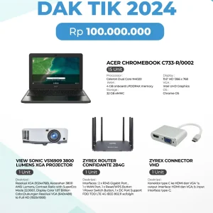 PAKET DAK TIK 2024 - ACER CHROMEBOOK C733-R/0002