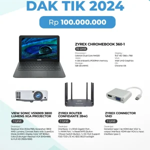 PAKET DAK TIK 2024 - ZYREX CHROMEBOOK 360-1