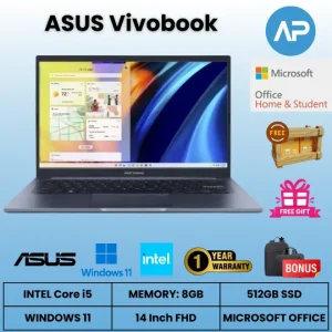 Laptop ASUS VivoBook Intel Core i5 – 8GB – 512GB SSD – 14″ – Windows