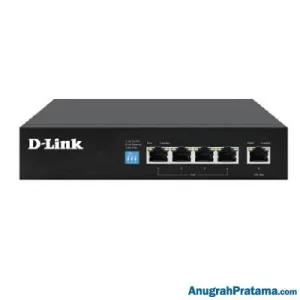 D-LINK DGS-F1005P-E 250M 5-Port Unmanaged Gigabit Switch
