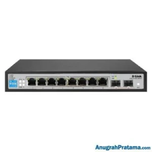 D-LINK DGS-F1100-10PS-E 10-port Gigabit Smart Managed PoE Switch