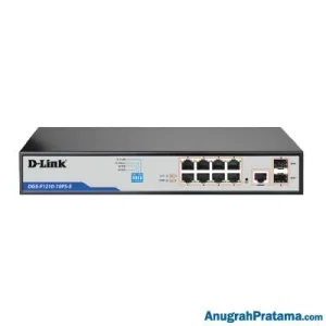 D-LINK DGS-F1210-10PS-E 10-port Gigabit Smart Managed PoE Switch