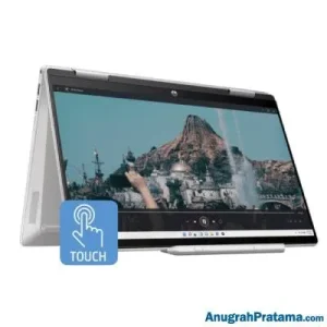 HP Pavilion x360 2in1 14-ek2111TU (Core 5-120U, 16GB, 512GB SSD, Win 11, 14 Inch Touch, Silver) Notebook - 9X3C3PA