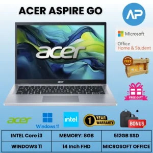 Laptop ACER Aspire Go Core i3 - 8GB - 512GB SSD - 14" - Windows