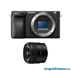 SONY Alpha 6400 Mirrorless Camera with E 11mm F1.8 APS-C Ultra Wide Lens (ILCE-6400+SEL11F18)