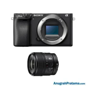 SONY Alpha 6400 Mirrorless Camera with E 15mm F1.4 G APS-C Wide Lens (ILCE-6400+SEL15F14G)
