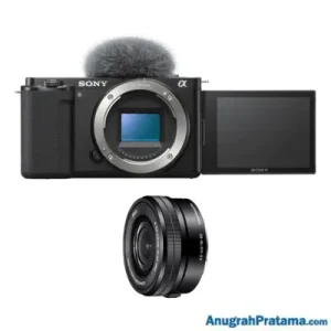 SONY ZV-E10 Vlog Camera With E PZ 16-50mm F3.5-5.6 OSS Lens (ZV-E10+SELP1650) Black