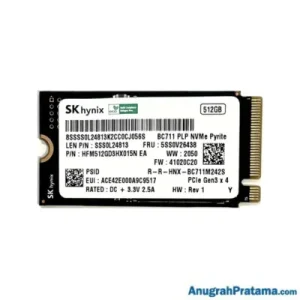 SK HYNIX PL M.2 NVME 512GB 2242 Gen 4 SSD