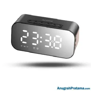 ACOME A5 Speaker Bluetooth with Digital Clock - Black