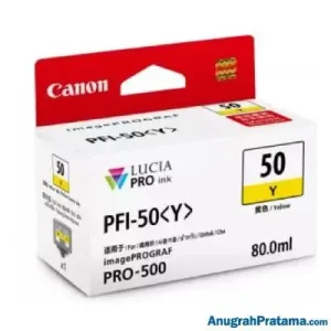 CANON PFI-50 Yellow Ink Cartridge